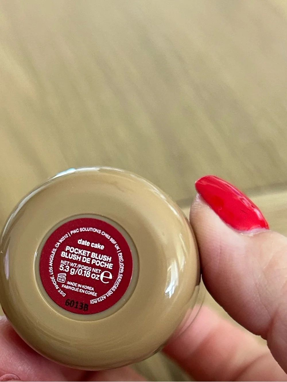 New Rhode Pocket Blush Date Cake